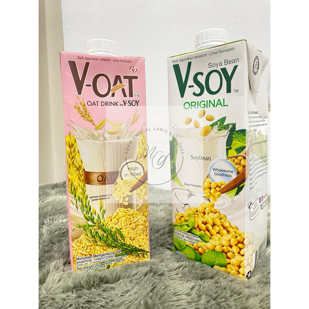 

V-Soy 1000ml MURAHH– Susu Kedelai Premium, Siap Minum (PACKAGING KARDUS+BUBBLE WRAP)