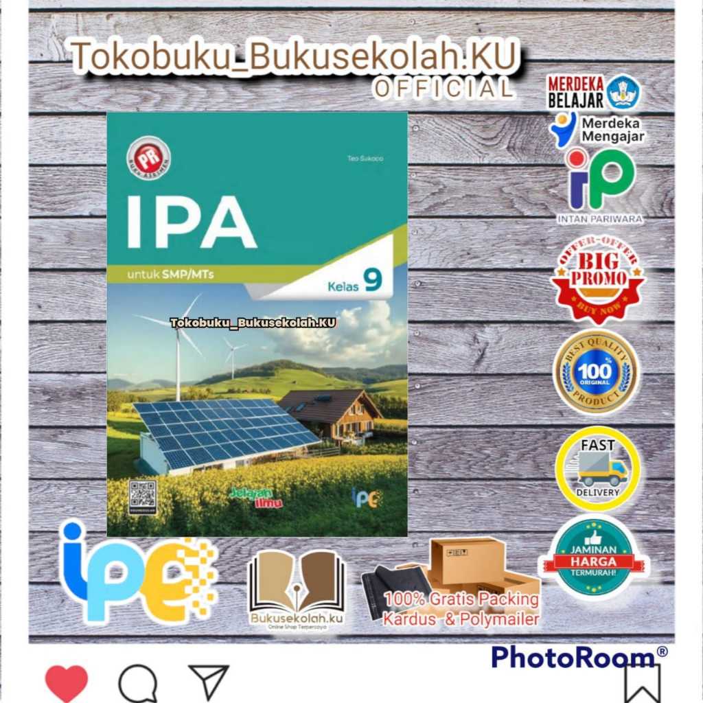 diskon BUKU PR ASESMEN IPA KELAS 9 SMP/MTs TAHUNAN terbaru 2025 INTAN PARIWARA
