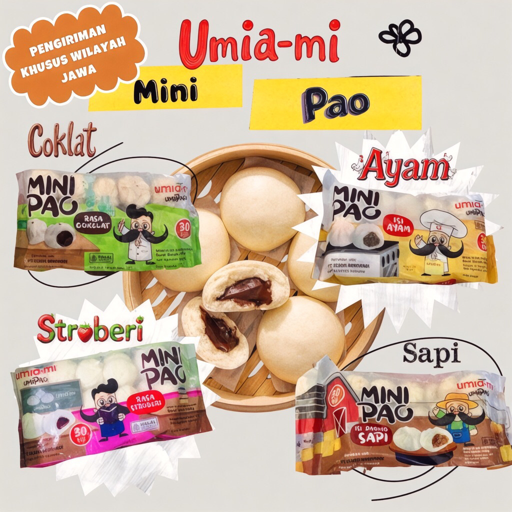 

Umiami MiniPao, 4 Varian Rasa