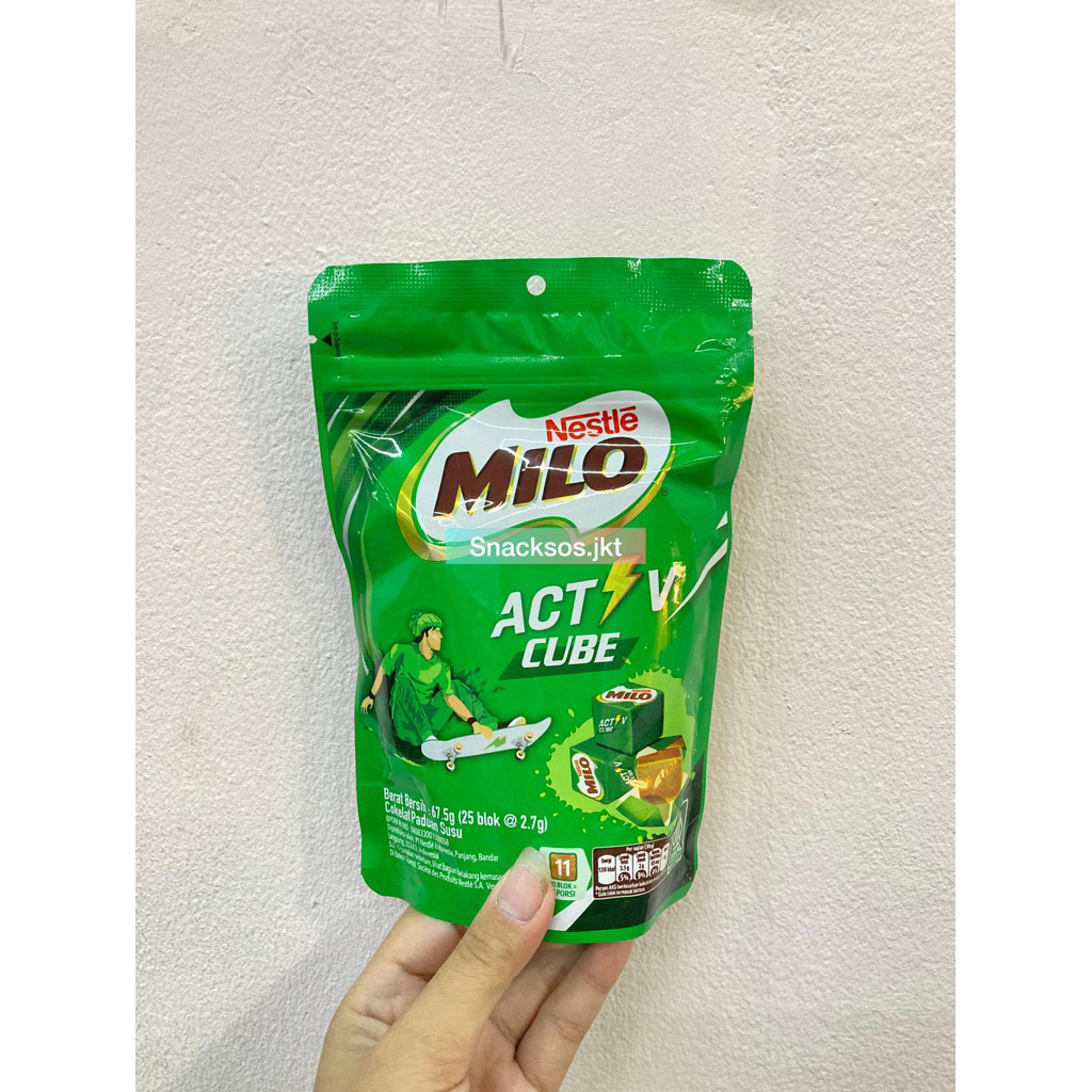 

NESTLE MILO ACT CUBE CHOCOLATE MILOCUBE 25’s