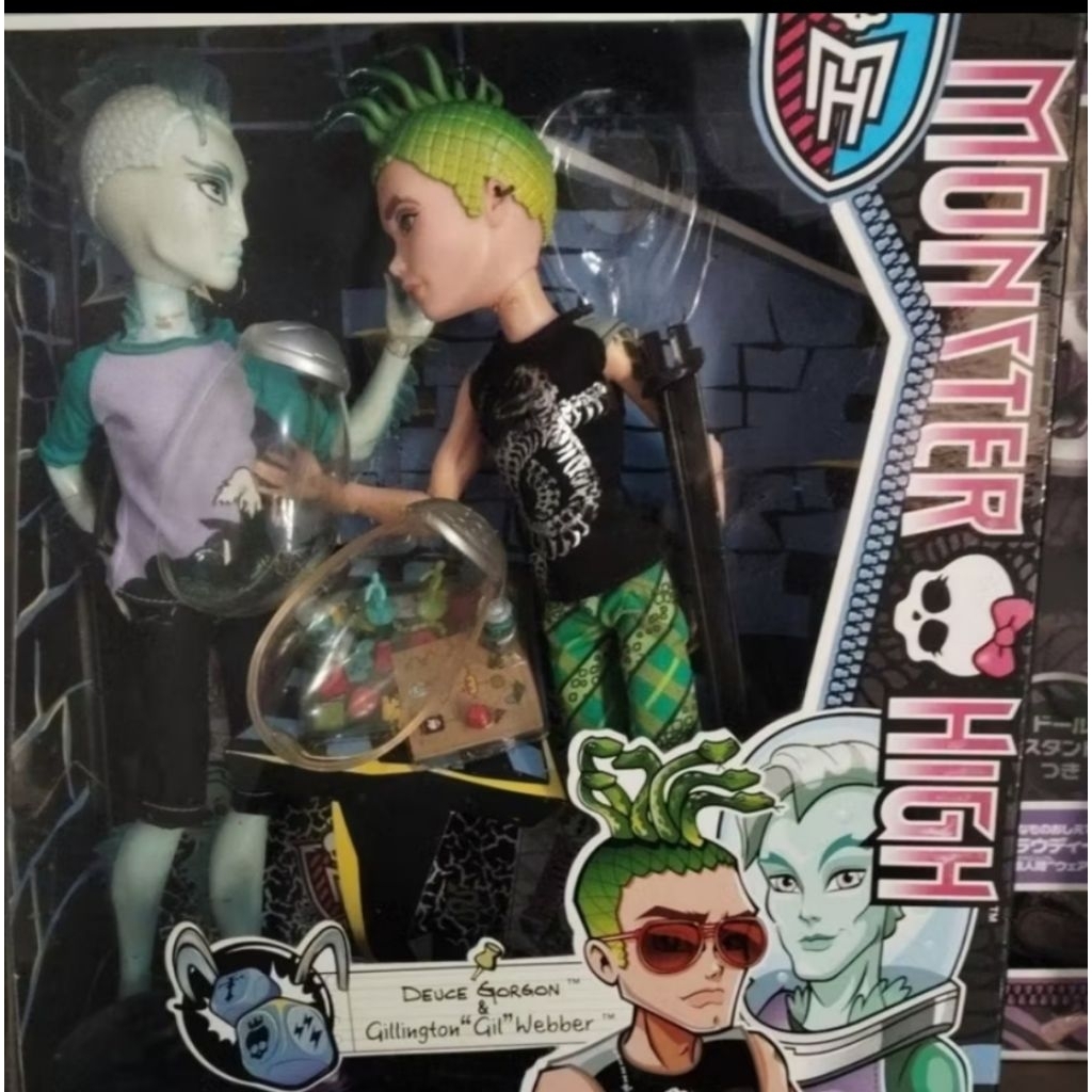 monster high Deuce gorgon & gillington