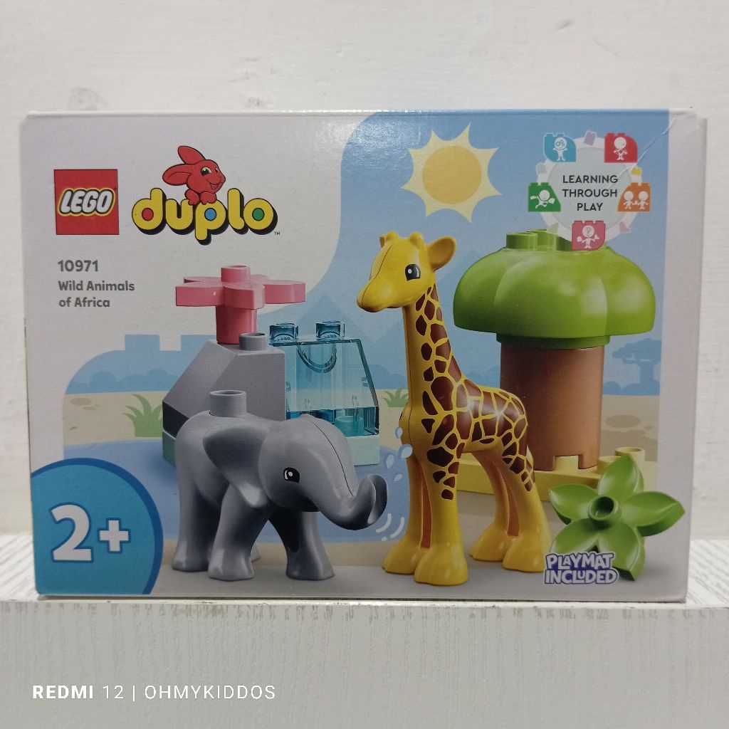 ori original lego duplo 10971 wild animals of africa satwa hewan binatang liar alam animal toy maina