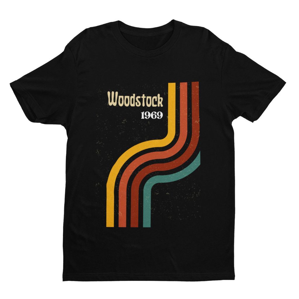 Kaos Retro Vintage Woodstock 1969