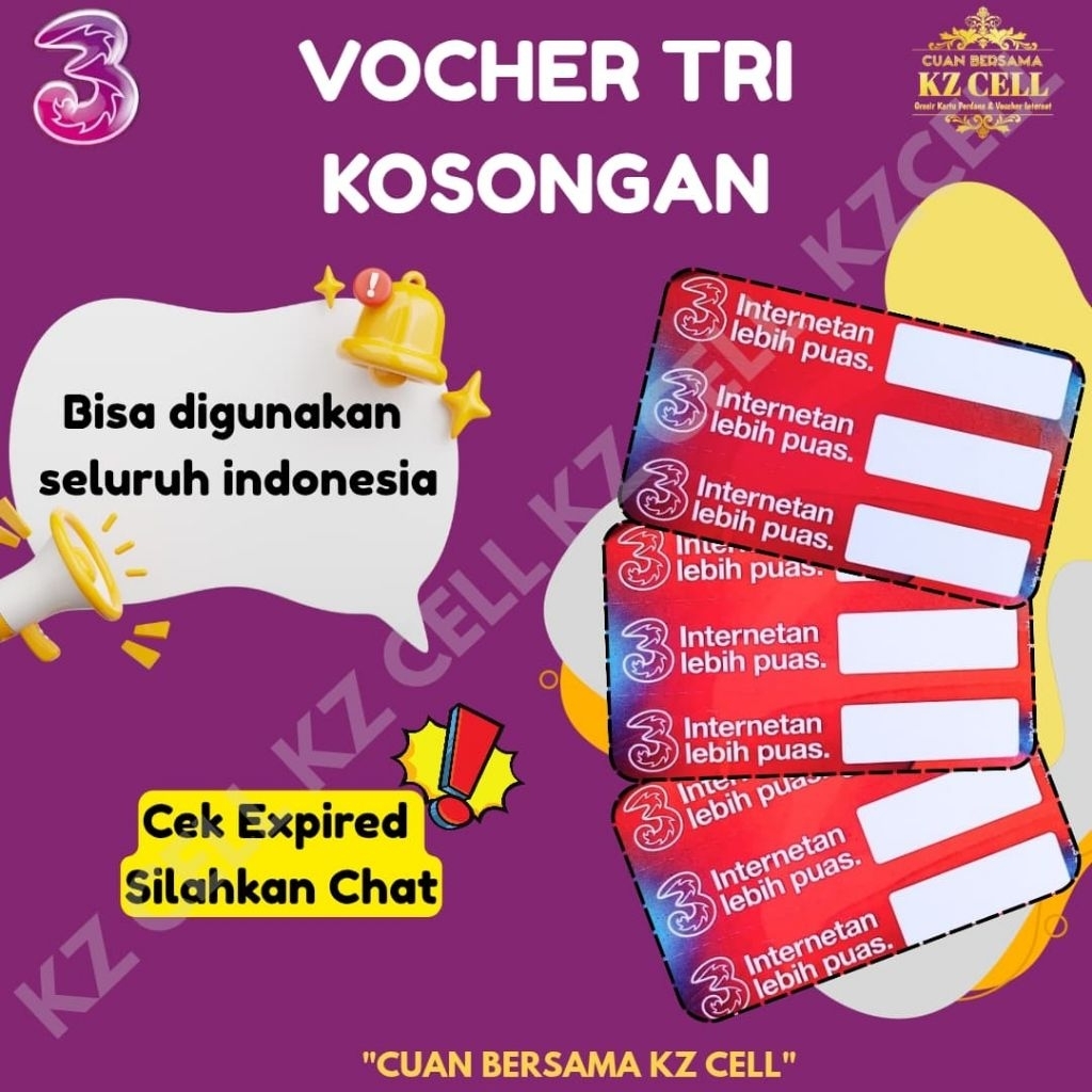 Voucher Tri Kosongan