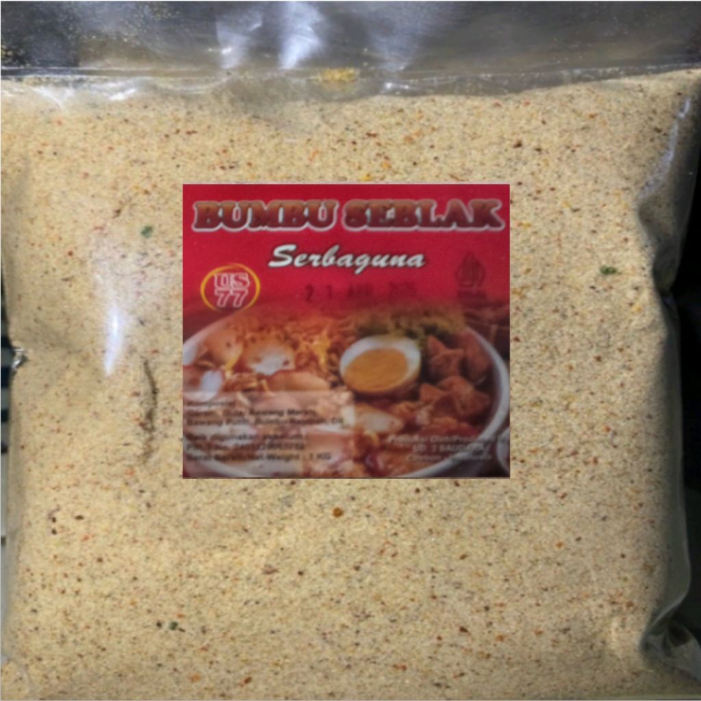 

BUMBU SEBLAK SERBAGUNA BUAT MASAKAN SEBLAK ATAU BASO SUDAH ADA REMPAH DAN KENCUR