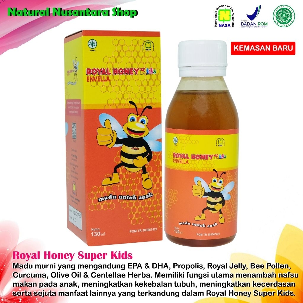 

ROYAL KIDS HONEY / MADU ANAK 100% ORIGINAL NASA