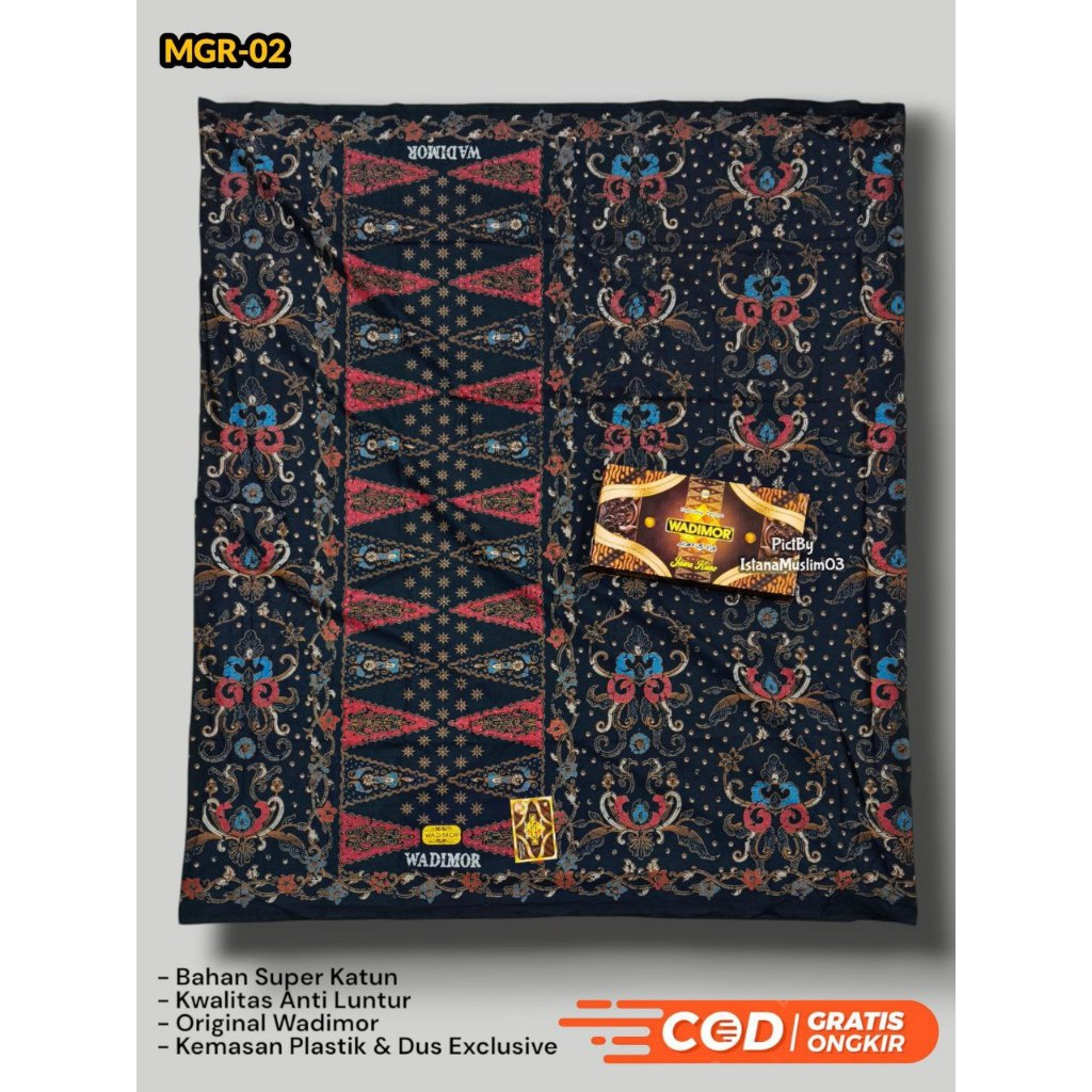 Sarung Wadimor Batik Gus Jawa Kuno | Motif Manggaran | Sarung Batik Premium | Sarung Tenun Wadimor