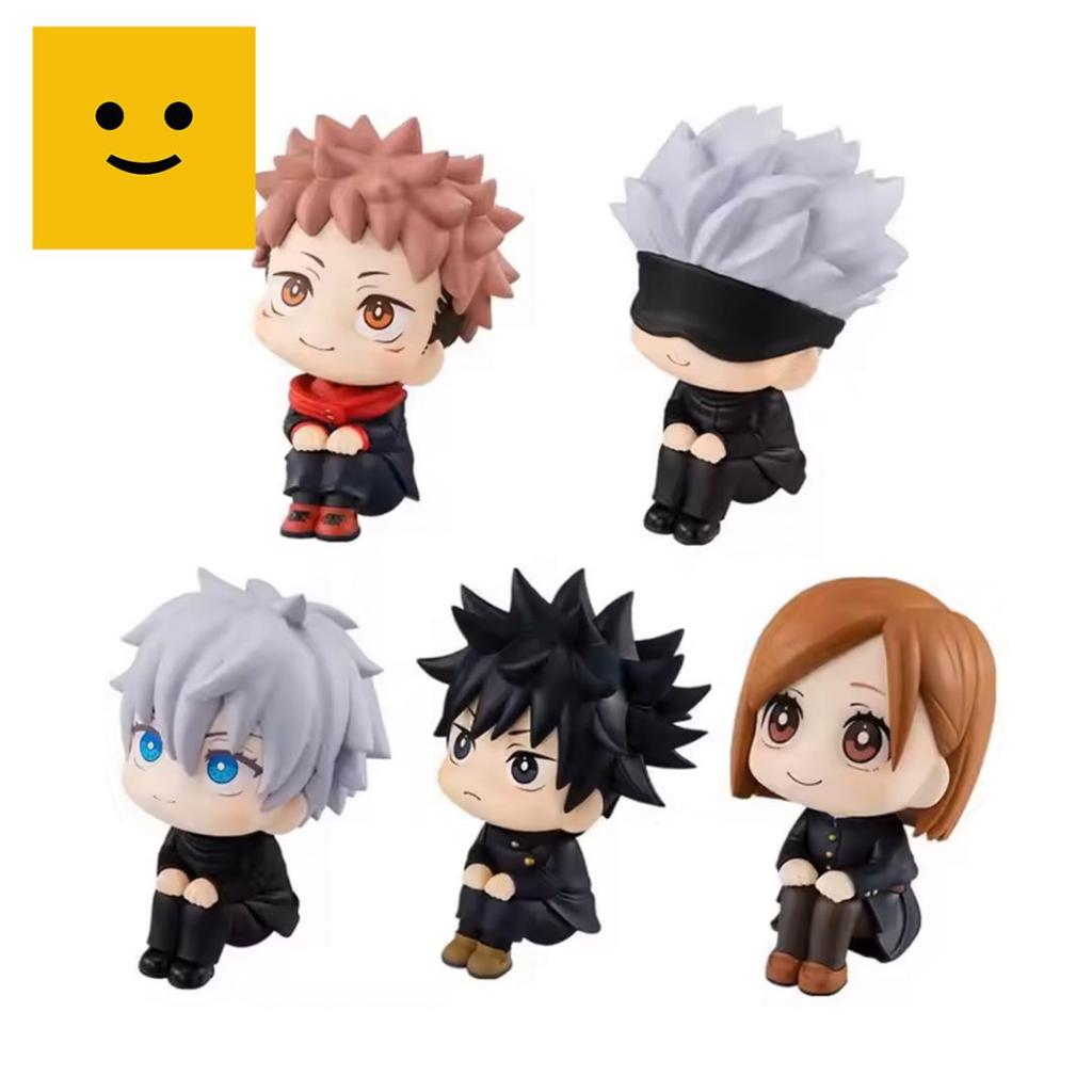 TOBBIES Mainan Action Figure Jujutsu Kaisen Dekorasi Pajangan Mini Anime Figure Jujutsu Kaisen