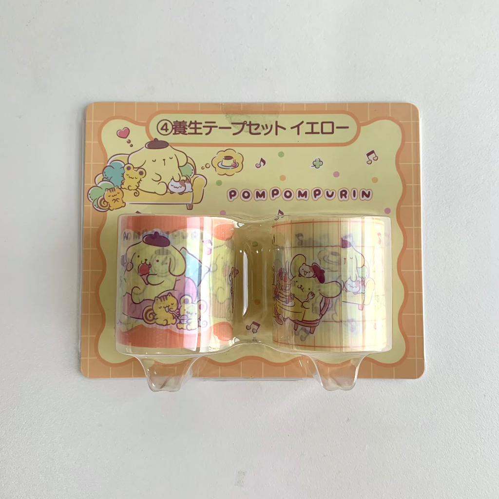 

Sanrio Japan original pompompurin washi tape lottery prize ichiban kuji jp masking tape