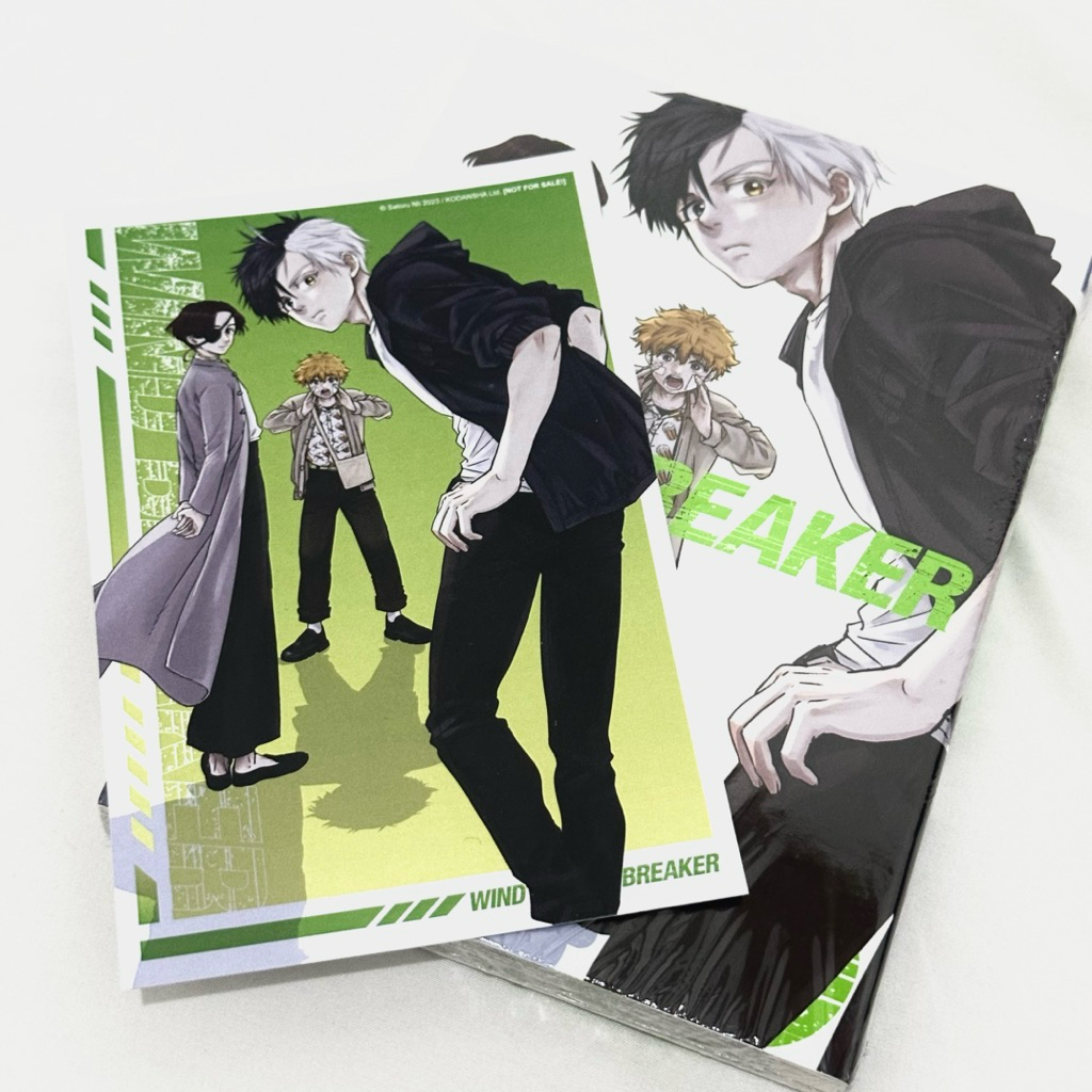 [SEALED] Manga / Komik Wind Breaker Vol.10 with Special Bonus Postcard sakura suo nirei ( bahasa ind