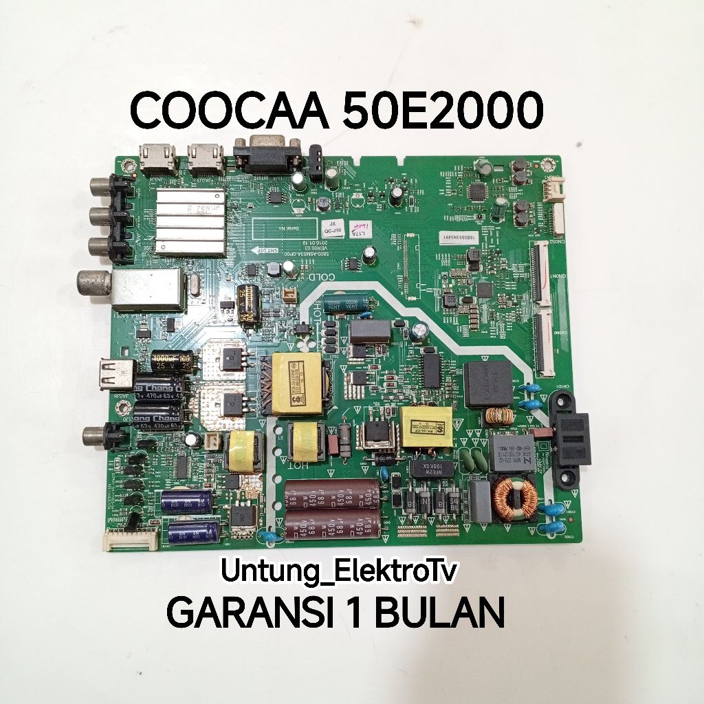 MB TV COOCAA 50E2000 MAINBOARD-MOTHERBOARD-MOBO-MODUL MESIN TV COOCAA 50E2000