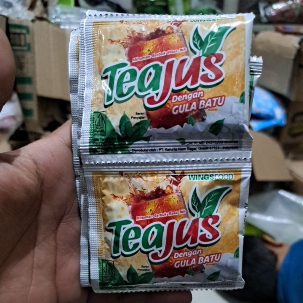 

teajus gula batu 1 renteng isi 10pcs