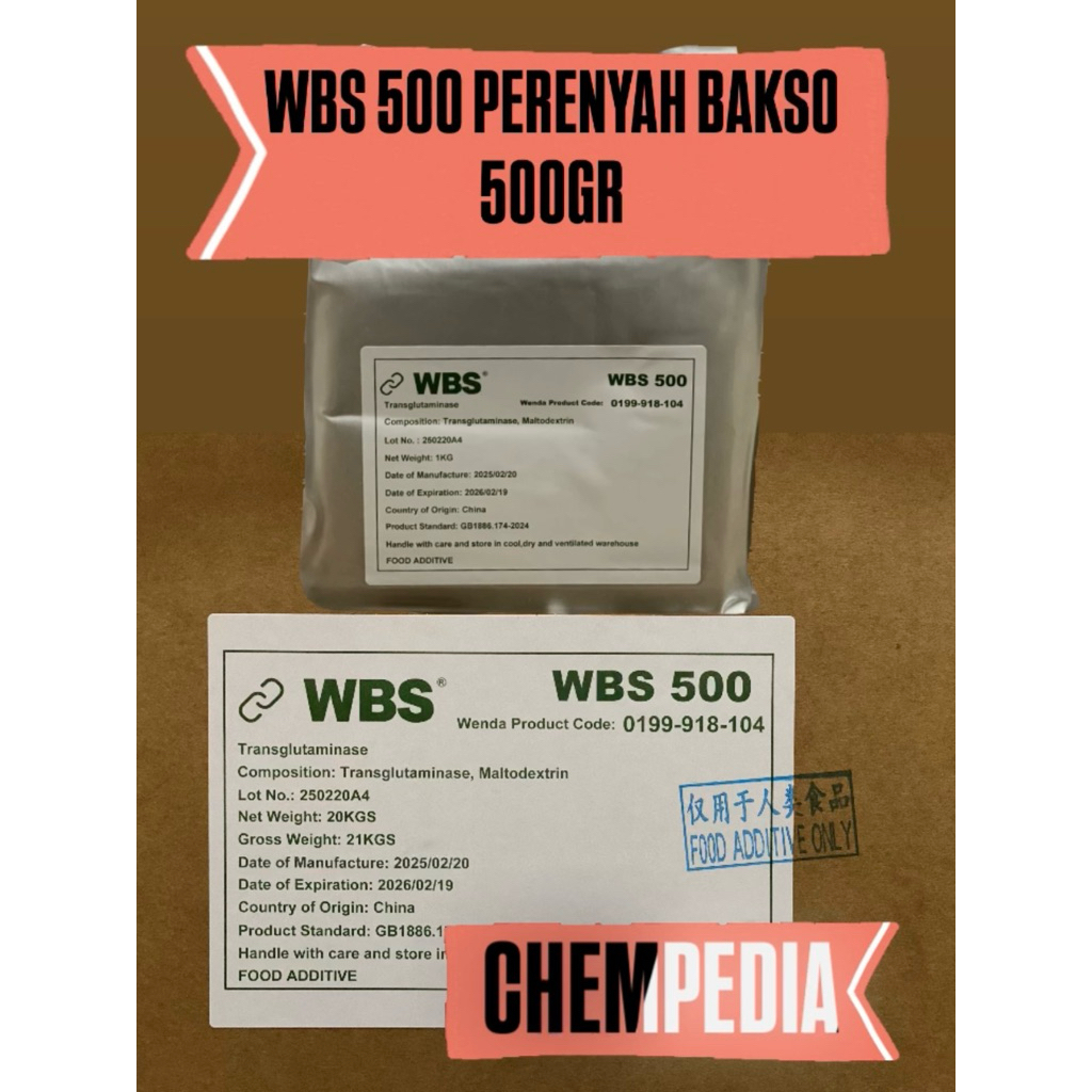 

WBS 500 - 500gr Perenyah / Kress bakso, pentol, dimsum, dll