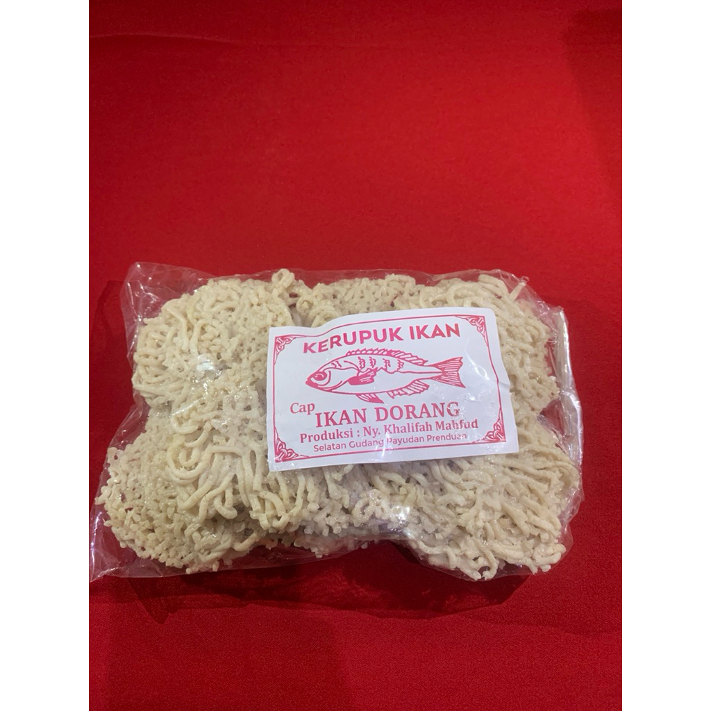 

Kerupuk Ikan Tengiri berat 350 g