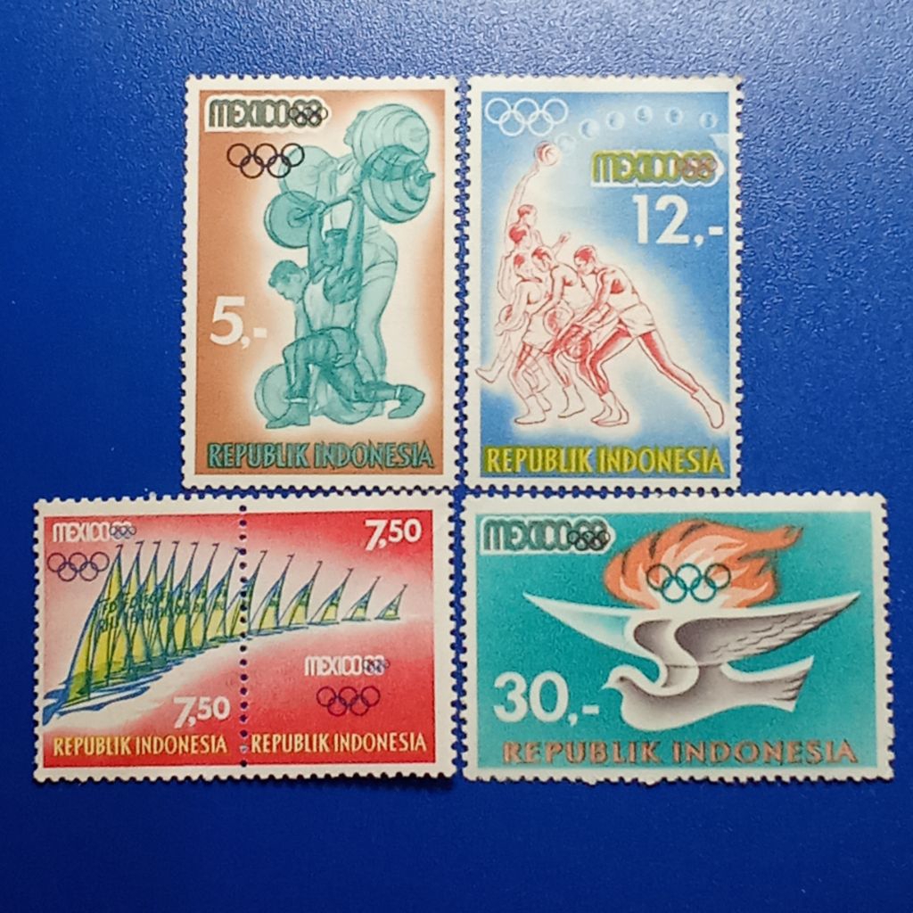 

Prangko Seri Olimpiade Mexico 1968
