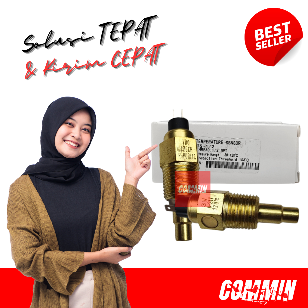 WATER TEMPERATURE VDO 21MM SENSOR SUHU TEMPERATUR AIR VDO