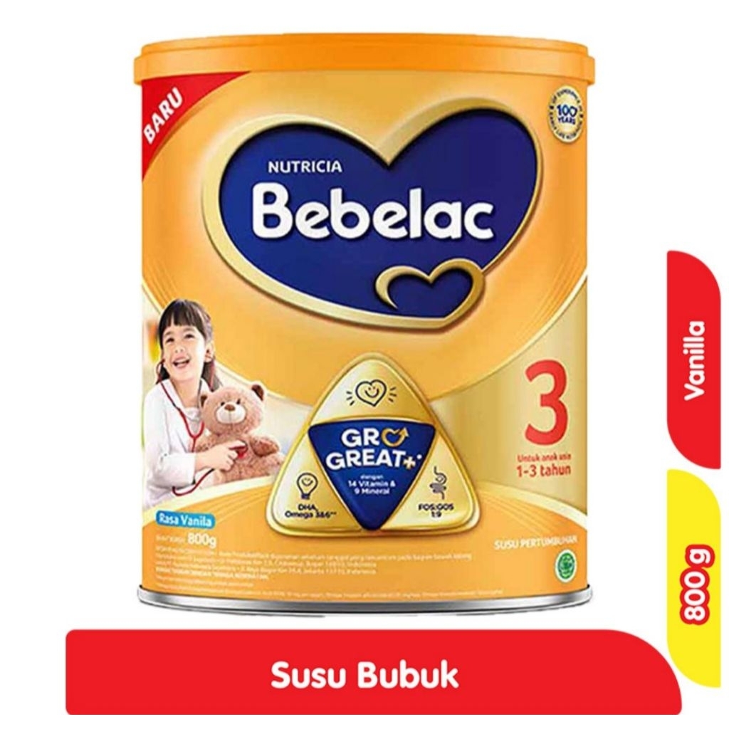 

Bebelac 3 GroGreat+ Vanila 800G