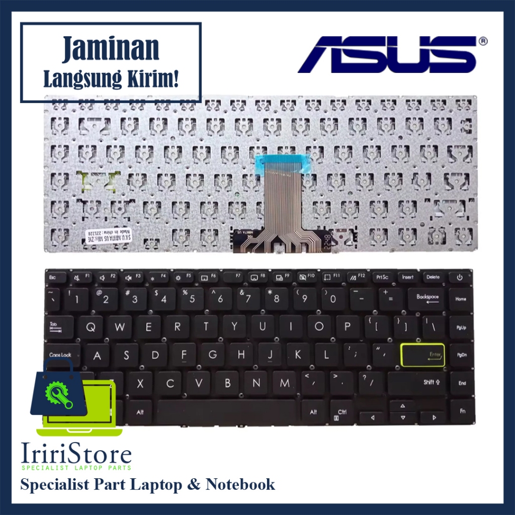 Keyboard Asus Vivobook E410 E410KAO E410M E410MA E410MAO BLACK
