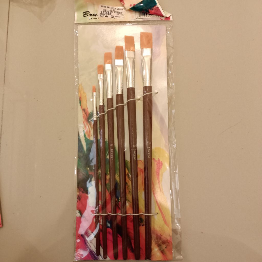 

Set brush Joyko BR 4 Kuas lukis cat air cat minyak Cat akrilik