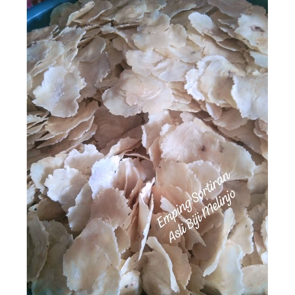 

Emping Sortiran 1Kg Asli Biji Melinjo