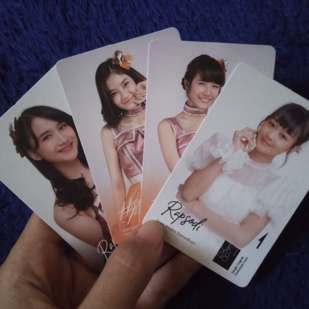 PC Music card JKT48 Official single original Rapsodi dan High Tension