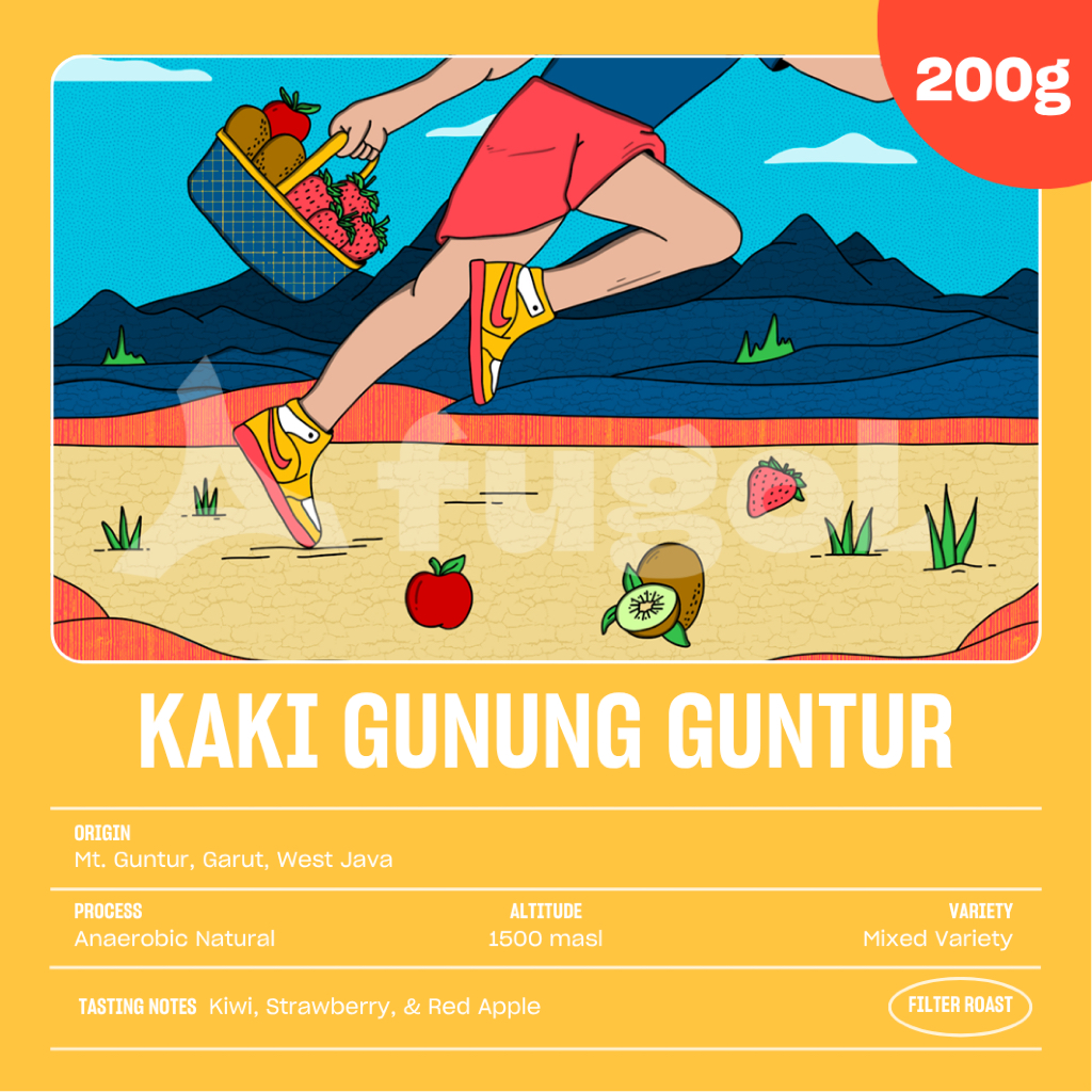 

KAKI GUNUNG GUNTUR (200gr) Single Origin Specialty Coffee Beans