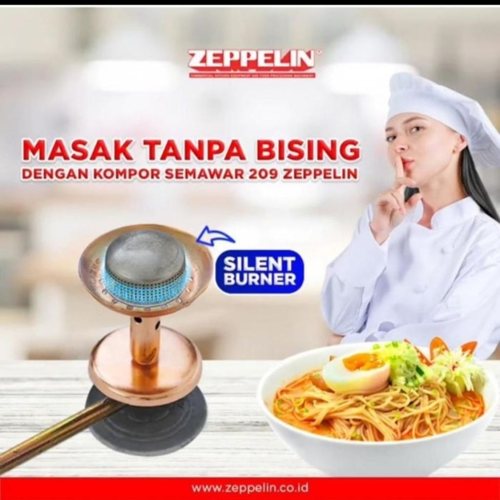 kompor semawar zeppelin 209 silent burner
