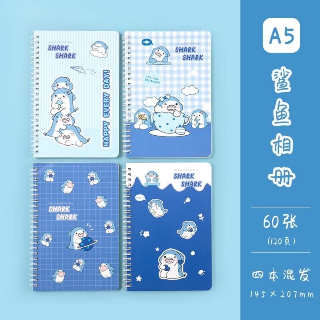 

NOTEBOOK A5 BUKU TULIS SPIRAL BUKU CATATAN MOTIF LUCU AESTHETIC GARIS NOTE BOOK