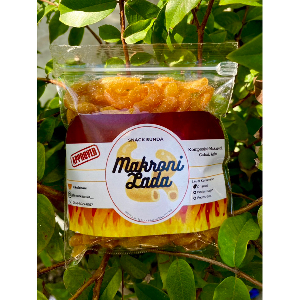 

Makroni Bantet 50gr pedas BUY 5 Get 1 Free!!