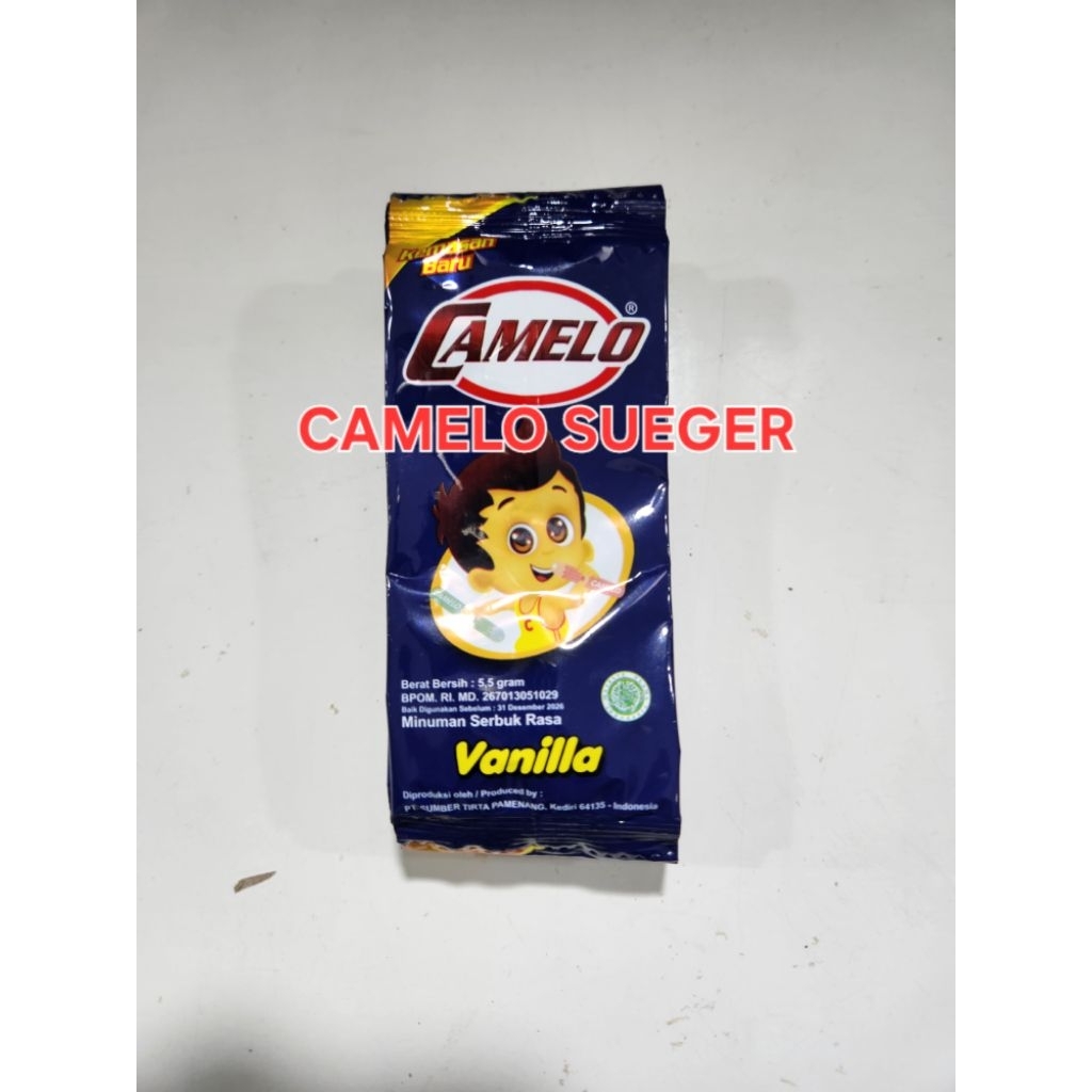 

Minuman Bubuk Camelo Rasa Vanilla - 24 Renteng isi 240Pcs harga murah