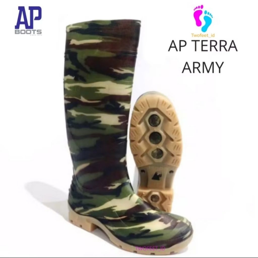 Sepatu AP Boots Terra Army / Sepatu Boots AP TERRA LORENG