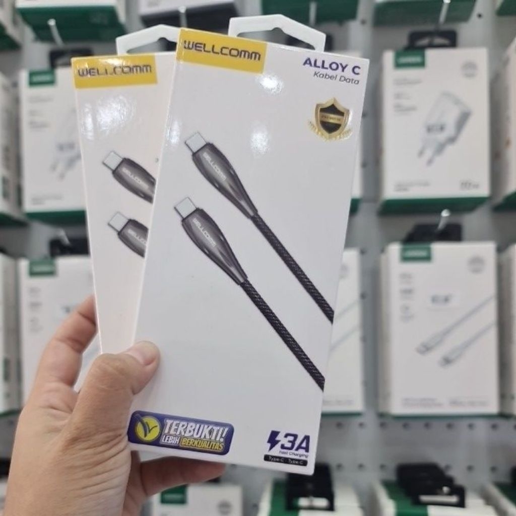 KABEL CHARGER WELLCOMM USB-C To C