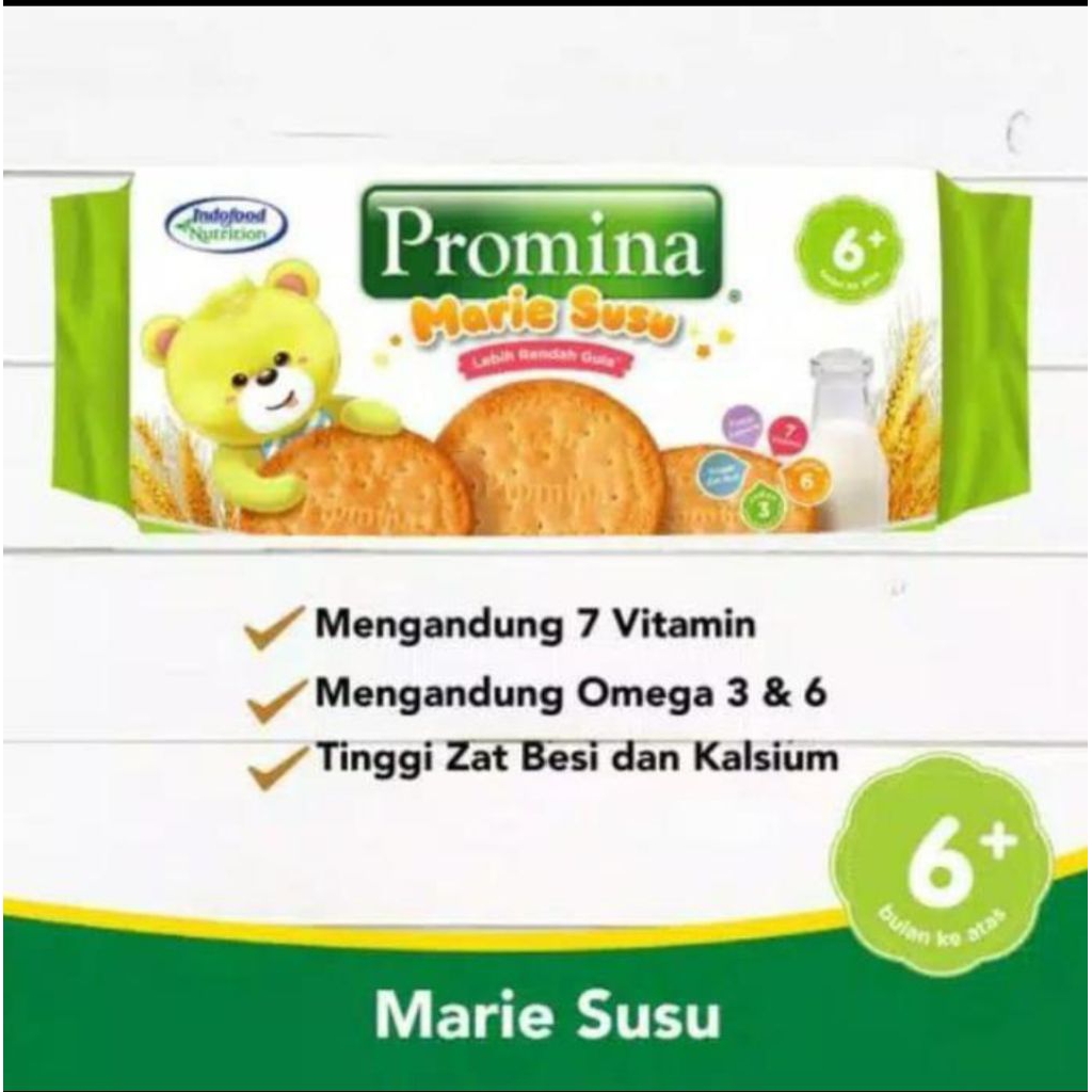 Promina Marie Susu Regal 6+ 150gr Biskuit Snack Bayi Cemilan MPASI