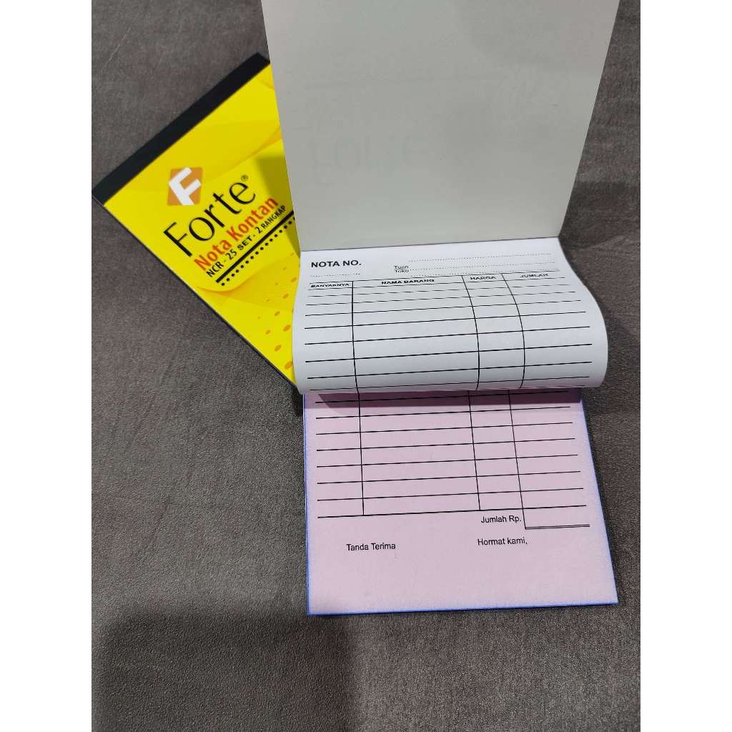 

PACK ~ nota 2 ply kecil, nota kontan 2 rangkap isi 10 buku