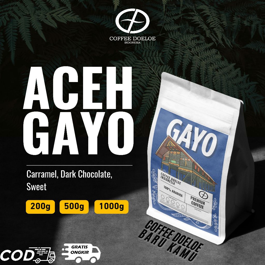 

KOPI GAYO ACEH 100% ARABIKA ( BIJI KOPI / KOPI BUBUK )