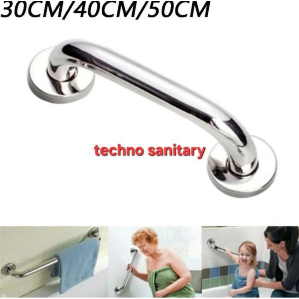 Pegangan Bathub/Pegangan Kamar Mandi 40 Cm/Pegangan Stainless SUS 304