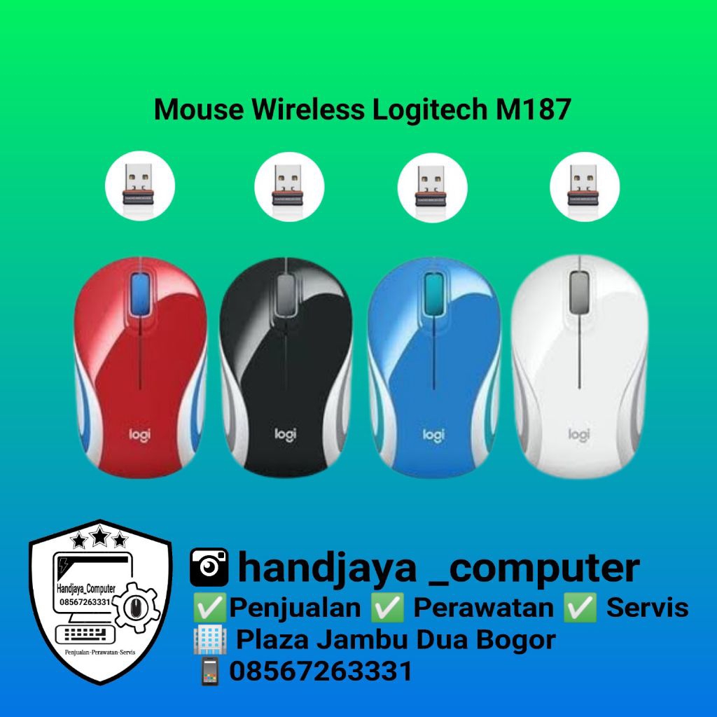 Logitech M187 Mouse Wireless