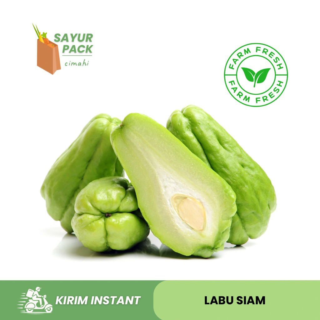 

LABU SIAM 500 gr | sayur labu siam segar | sayur instant cimahi