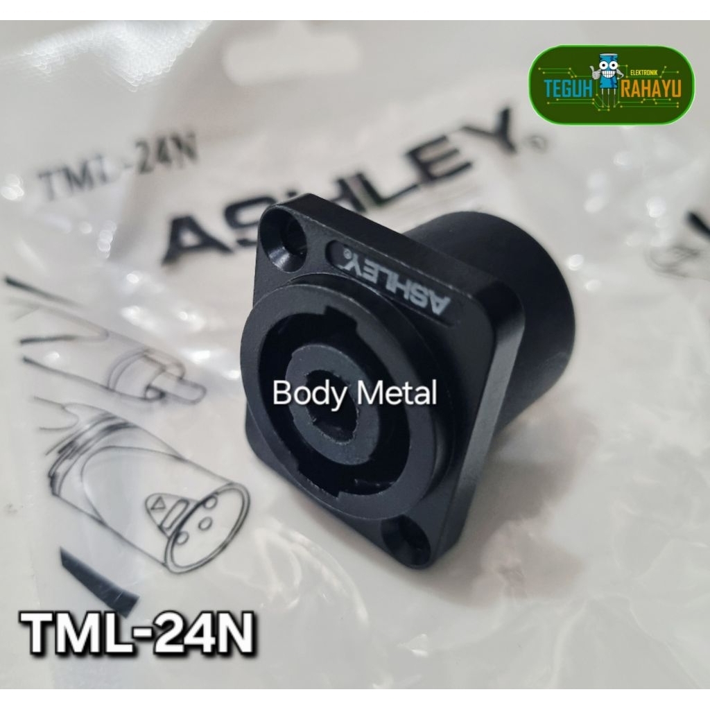 SOKET SPIKON ASHLEY TML-24N / BODY METAL/BODY BESI (ORIGINAL)