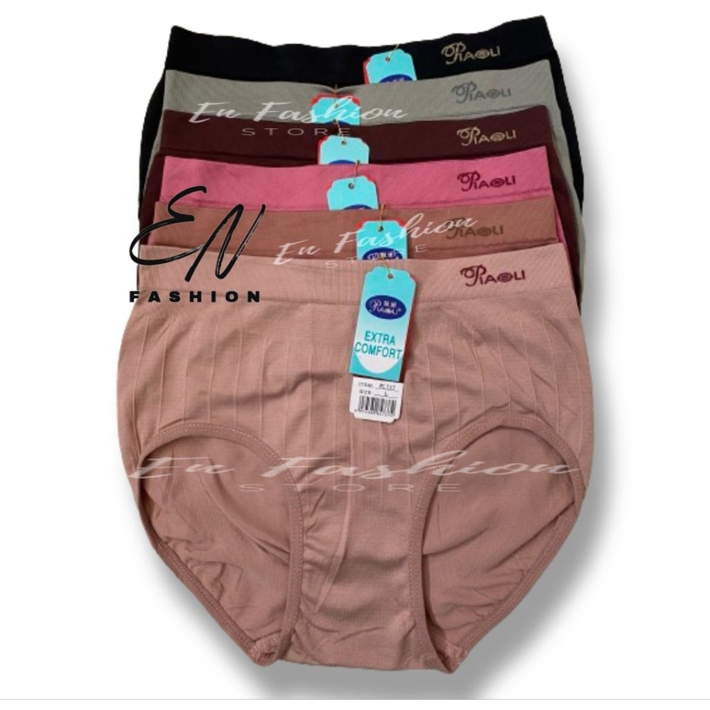VL PROMO 3,6 PCS Celana Dalam Wanita Rajut Piaoli / Cd High Weigh - CD PIAOLI 737/ 418 Dwjl