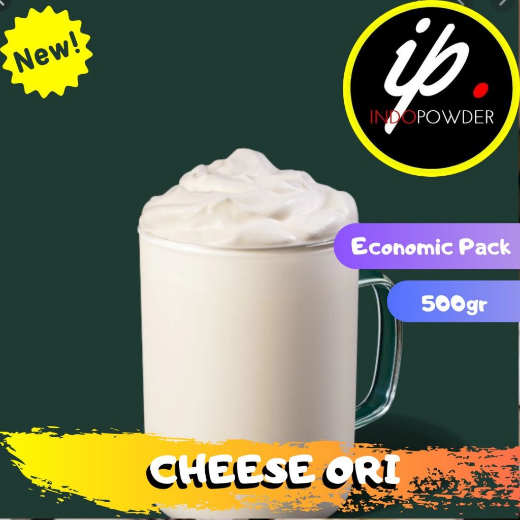 

IP Jakarta - Bubuk CHEESE ORI 500gr untuk Café, Waralaba, Resto dan Usaha Minuman Kekinian