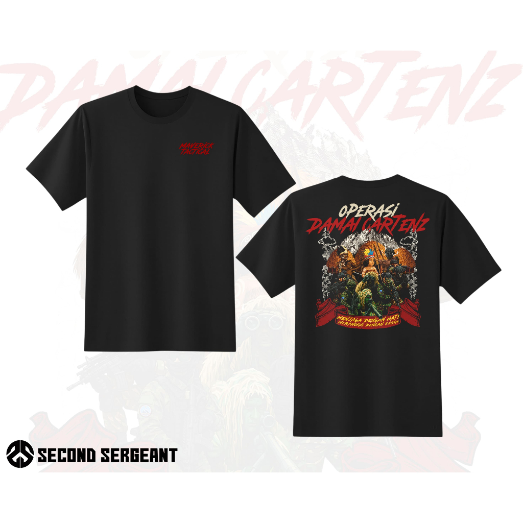Kaos keren tactical OPS DAMAI CARTENZ Indonesia