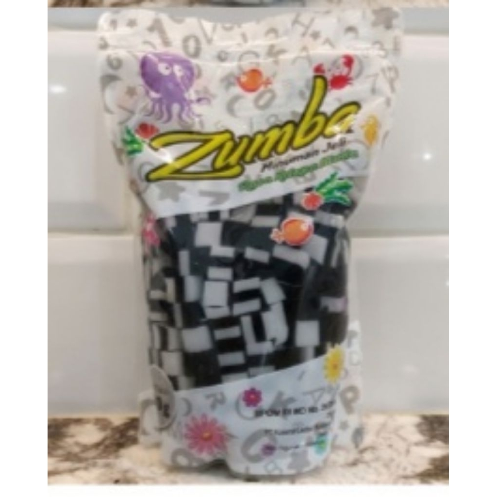 

jeli kidz kosena zumba 500 gr motif dadu hitam putih