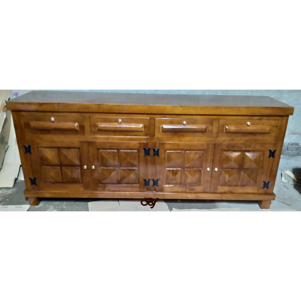 Bufet tv Diamond minimalis Jati Elegance Collection jepara