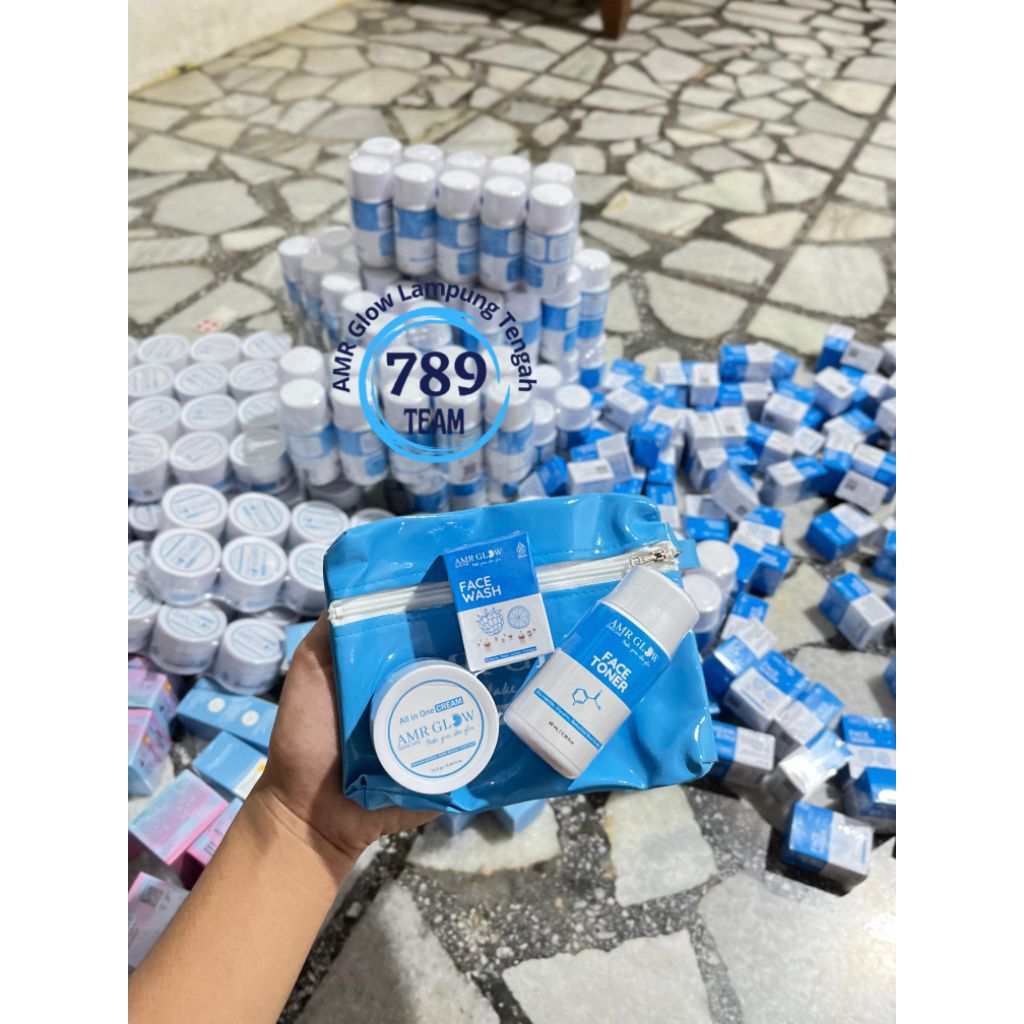AMR GLOW BPOM ORI 100% Skincare AMR GLOW sepaket