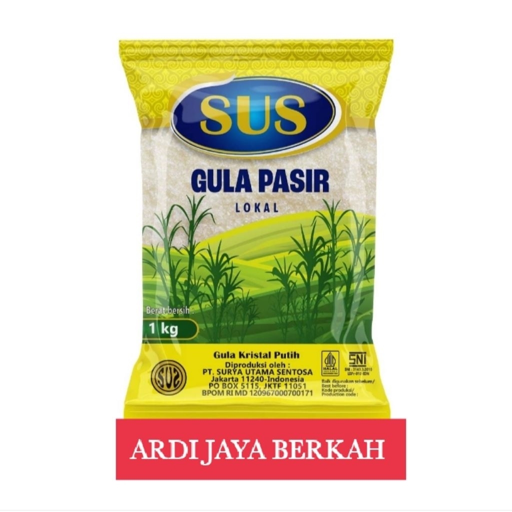 

SUS Gula Pasir Lokal 1kg