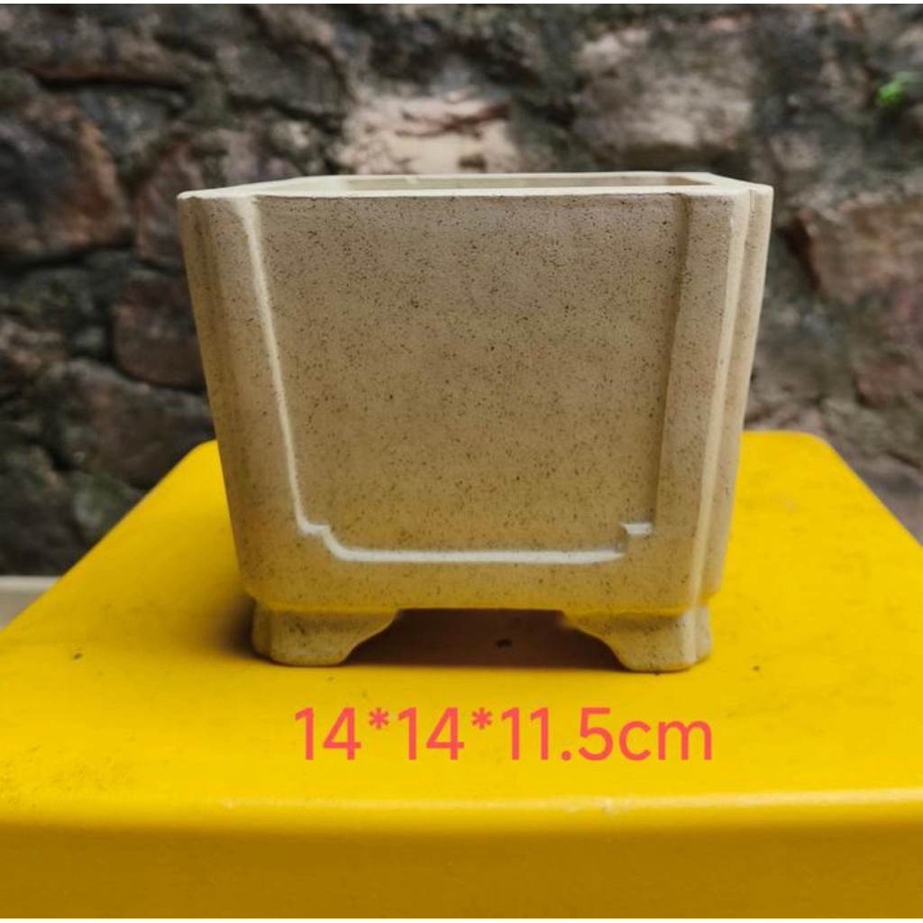 Authentic Yixing Zisha Snowflakes High Premium Bonsai Pot