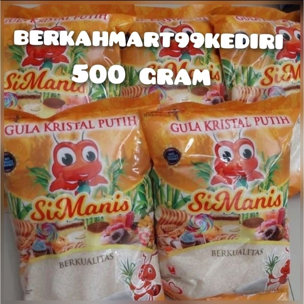 

Termurah✅️Gula lokal cap si manis kemasan 500gr(bahan parcel)
