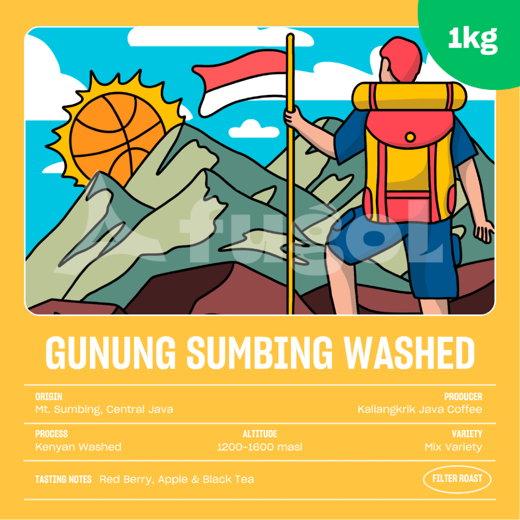 

Kopi Arabika GUNUNG SUMBING KENYAN WASHED (1KG) Single Origin