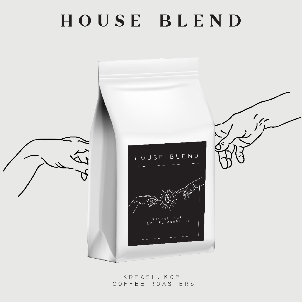 

Kreasi Kopi House Blend 50:50 Roasted Beans Espresso Based Es Kopi 1kg
